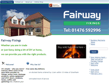 Tablet Screenshot of fairwayfixings.co.uk